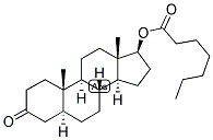 5-ALPHA-ANDROSTAN-17-BETA-OL-3-ONE ENANTHATE 结构式