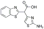 Benzothiazol-2-yl-2-(2-aminothiazole-4-yl) acetic acid 结构式