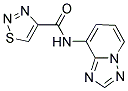 N-[1,2,4]TRIAZOLO[1,5-A]PYRIDIN-8-YL-1,2,3-THIADIAZOLE-4-CARBOXAMIDE 结构式