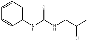 1-(2-羟丙基)-3-苯基硫脲 结构式