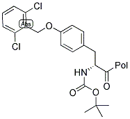 BOC-D-TYR(CL2BZL)-PAM RESIN 结构式