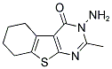 3-AMINO-2-METHYL-5,6,7,8-TETRAHYDRO-3H-BENZO[4,5]THIENO[2,3-D]PYRIMIDIN-4-ONE 结构式