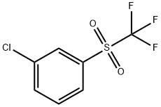 1-氯-3-三氟甲磺酰基苯 结构式