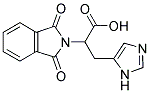 2-(1,3-DIOXO-1,3-DIHYDRO-2H-ISOINDOL-2-YL)-3-(1H-IMIDAZOL-5-YL)PROPANOIC ACID 结构式