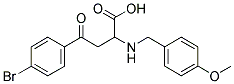 4-(4-BROMOPHENYL)-2-[(4-METHOXYBENZYL)AMINO]-4-OXOBUTANOIC ACID 结构式