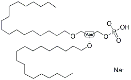 1,2-DI-O-OCTADECYL-SN-GLYCERO-3-PHOSPHATIDIC ACID 结构式