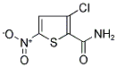 3-CHLORO-5-NITROTHIOPHENE-2-CARBOXAMIDE 结构式