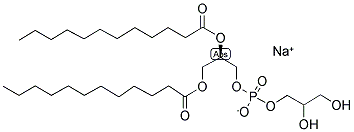 1,2-DILAUROYL-SN-GLYCERO-3-[PHOSPHO-RAC-(1-GLYCEROL)](SODIUM SALT) 结构式