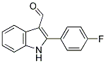 2-(4-FLUOROPHENYL)-1H-INDOLE-3-CARBALDEHYDE 结构式