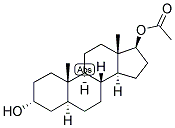 5-ALPHA-ANDROSTAN-3-ALPHA, 17-BETA-DIOL 17-ACETATE 结构式