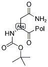 BOC-D-ASN-PAM RESIN 结构式