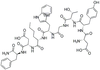 ASP-TYR-THR-GLY-TRP-NLE-ASP-PHE-NH2 结构式