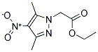 ETHYL 2-(3,5-DIMETHYL-4-NITRO-1H-PYRAZOL-1-YL)ACETATE 结构式