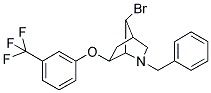 2-BENZYL-7-BROMO-6-[3-(TRIFLUOROMETHYL)PHENOXY]-2-AZABICYCLO[2.2.1]HEPTANE 结构式