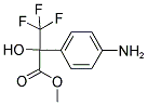 2-(4-AMINO-PHENYL)-3,3,3-TRIFLUORO-2-HYDROXY-PROPIONIC ACID METHYL ESTER 结构式