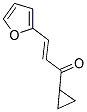 1-CYCLOPROPYL-3-(2-FURYL)-2-PROPEN-1-ONE 结构式