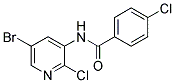 N1-(5-BROMO-2-CHLORO-3-PYRIDYL)-4-CHLOROBENZAMIDE 结构式