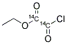 ETHYL OXALYL CHLORIDE, [CARBONYL-14C] 结构式