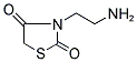 3-(2-Amino-ethyl)-thiazolidine-2,4-dione 结构式