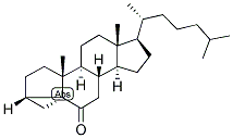 5alpha-Cholestan-3alpha,5-cyclo-6-one 结构式