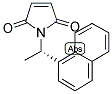 (S)-N-(1-(1-NAPHTHYL) ETHYL)MALEIMIDE 结构式