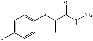 2-(4-CHLOROPHENYLTHIO)PROPIONYLHYDRAZIDE 结构式