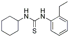 N-CYCLOHEXYL-N'-(2-ETHYLPHENYL)THIOUREA 结构式