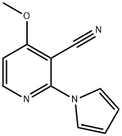 4-甲氧基-2-(1H-吡咯-1-基)烟腈 结构式