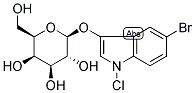 5-BROMO-1-CHLORO-3-INDOLYL-BETA-D-GALACTOPYRANOSIDE 结构式