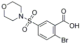 2-BROMO-5-(MORPHOLIN-4-YLSULFONYL)BENZOIC ACID 结构式