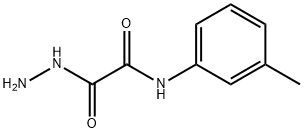 2-肼基-N-(3-甲基苯基)-2-氧代-乙酰胺 结构式