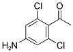 2,6-DICHLORO-4-AMINO ACETOPHENONE 结构式