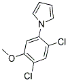 1-(2,4-DICHLORO-5-METHOXYPHENYL)-1H-PYRROLE 结构式