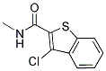 3-CHLORO-N-METHYL-1-BENZOTHIOPHENE-2-CARBOXAMIDE 结构式