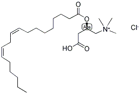 L-亚油酰氯化肉碱 结构式