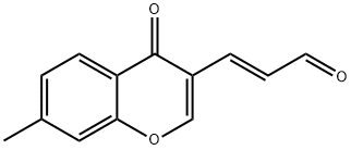 3-(7-METHYL-4-OXO-4H-CHROMEN-3-YL)ACRYLALDEHYDE 结构式