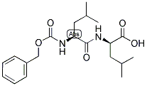 CBZ-L-LEU-D-LEU 结构式