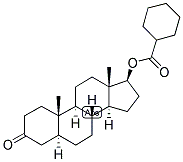 5ALPHA-ANDROSTAN-17BETA-OL-3-ONE 17-HEXAHYDROBENZOATE 结构式