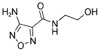 4-AMINO-N-3'-(2-HYDROXYETHYL)-1,2,5-OXADIAZOLE-3-CARBOXAMIDE 结构式