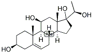 5-PREGNEN-3-BETA, 11-BETA, 17,20-BETA-TETROL 结构式