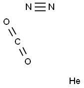 CARBON DIOXIDE, NITROGEN, HELIUM 结构式