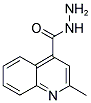 2-METHYL-QUINOLINE-4-CARBOXYLIC ACID HYDRAZIDE 结构式