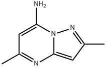 2,5-二甲基吡唑并[1,5-A]嘧啶-7-胺 结构式