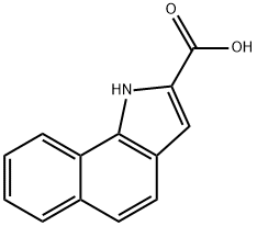 1H-苯并[G]吲哚-2-羧酸 结构式