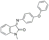 3-((4-PHENOXYPHENYL)IMINO)-1-METHYLINDOLIN-2-ONE 结构式