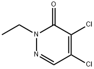 4,5-二氯-2-乙基-2,3-二氢哒嗪-3-酮 结构式