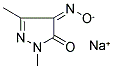 SODIUM 1,3-DIMETHYL-4-(OXIDOIMINO)-5-OXO-4,5-DIHYDRO-1H-PYRAZOLE 结构式