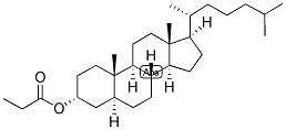 5-ALPHA-CHOLESTAN-3-ALPHA-OL PROPIONATE 结构式