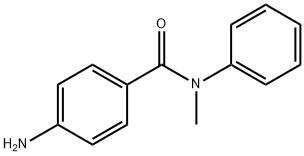 4-AMINO-N-METHYL-N-PHENYL-BENZAMIDE 结构式