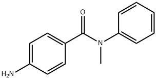 4-AMINO-N-METHYL-N-PHENYLBENZAMIDE 结构式